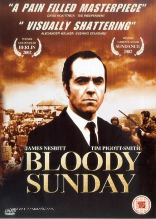 Bloody Sunday - British DVD movie cover