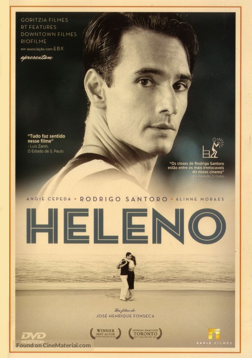 Heleno - Brazilian DVD movie cover