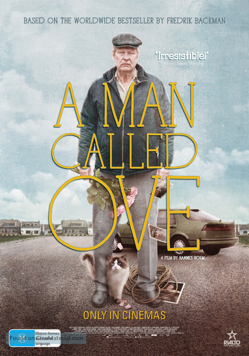 En man som heter Ove - Australian Movie Poster