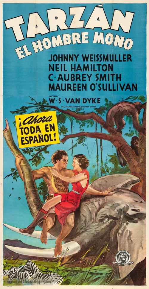 Tarzan the Ape Man - Mexican Movie Poster