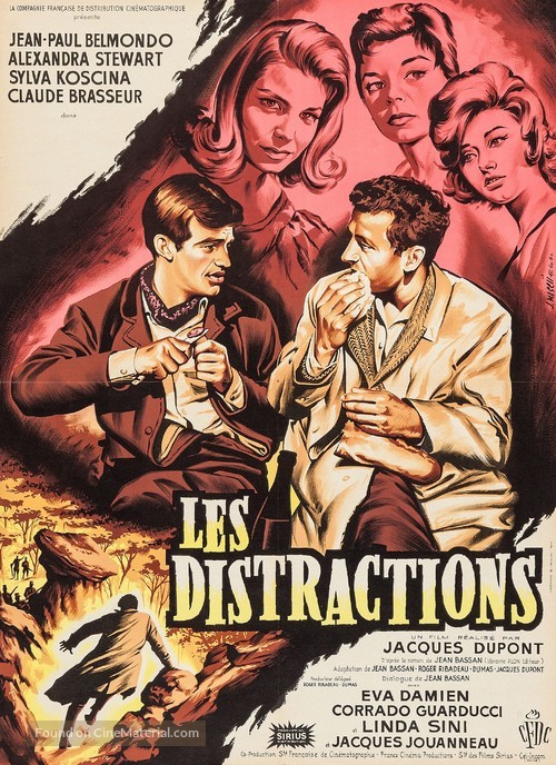 Distractions, Les - French Movie Poster