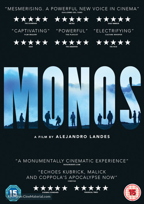 Monos - British DVD movie cover
