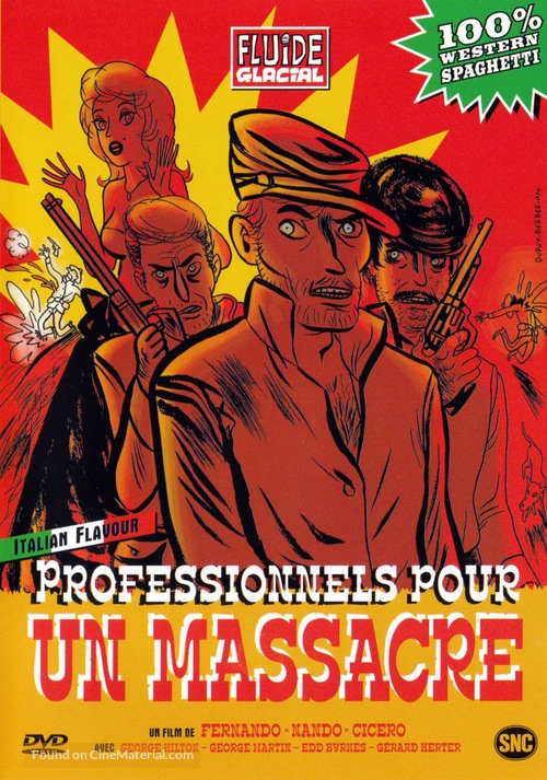 Professionisti per un massacro - French DVD movie cover