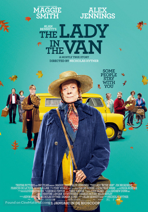The Lady in the Van - Dutch Movie Poster