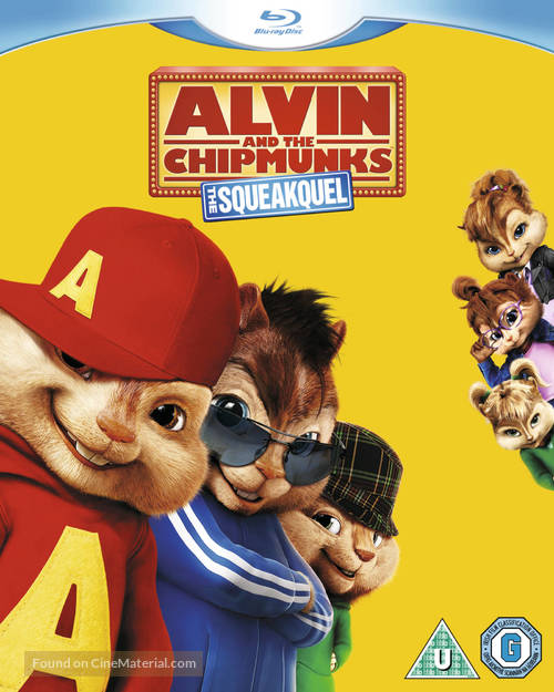 Alvin and the Chipmunks: The Squeakquel - British Movie Cover