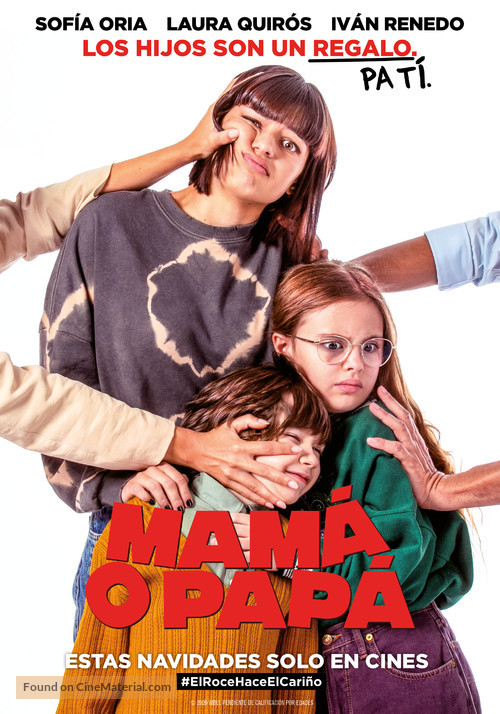 Mam&aacute; o pap&aacute; - Spanish Movie Poster