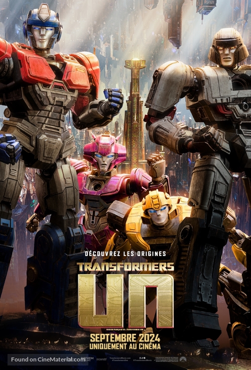 Transformers One - Canadian Movie Poster