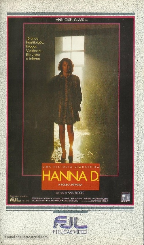 Hanna D. - La ragazza del Vondel Park - Brazilian VHS movie cover