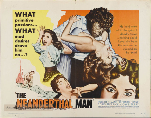 The Neanderthal Man - Theatrical movie poster