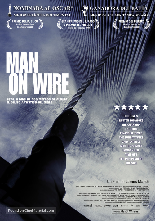 Man on Wire - Spanish Movie Poster