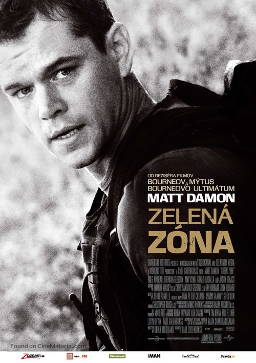 Green Zone - Slovak Movie Poster