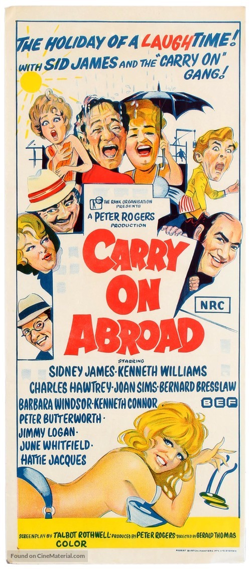 Carry on Abroad - Australian Movie Poster