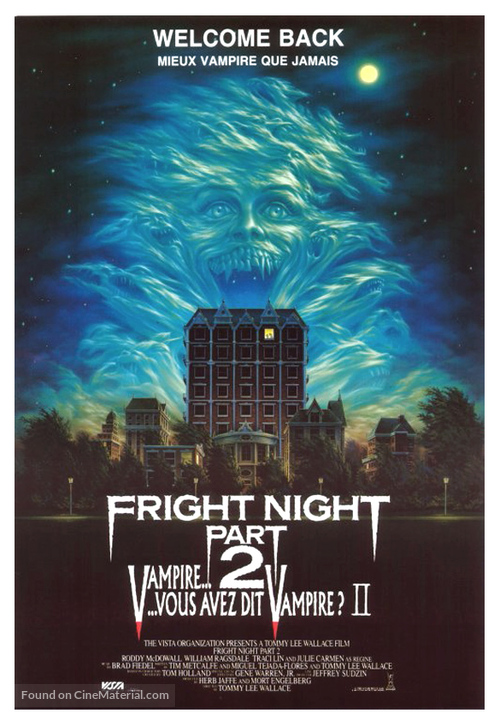 Fright Night Part 2 - Belgian Movie Poster