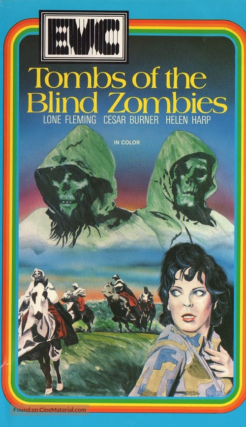 La noche del terror ciego - Dutch VHS movie cover