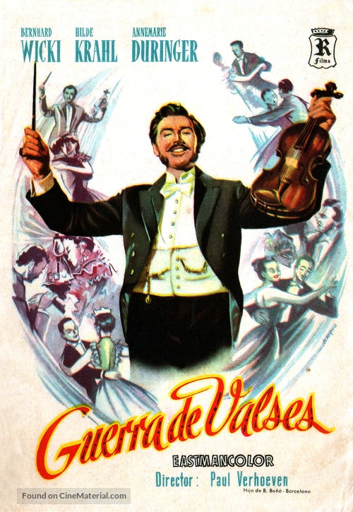 Ewiger Walzer - Spanish Movie Poster