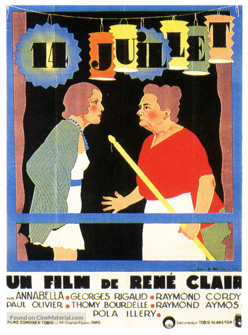 Quatorze Juillet - French Movie Poster