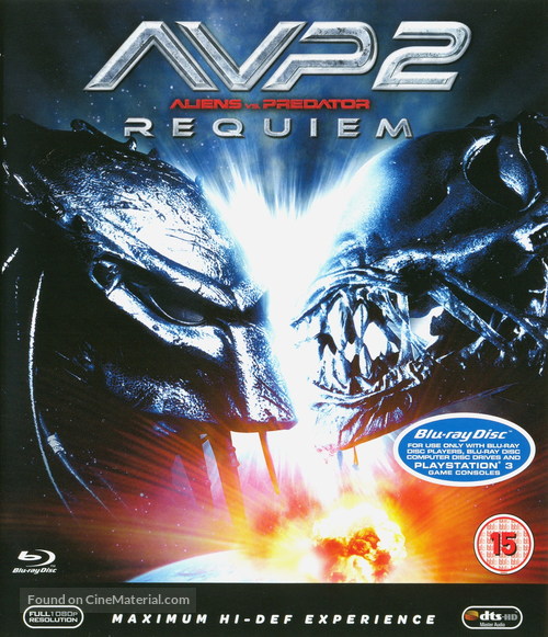 AVPR: Aliens vs Predator - Requiem - British Movie Cover