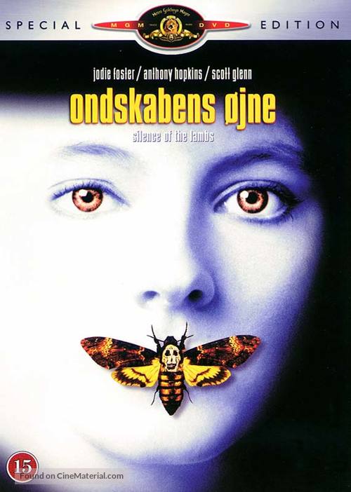 The Silence Of The Lambs - Danish DVD movie cover