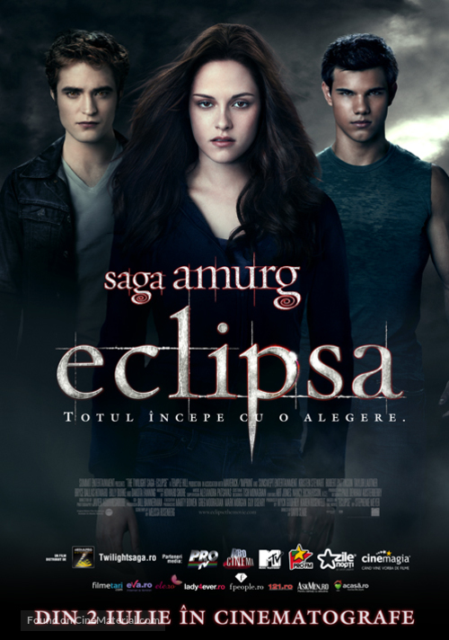 The Twilight Saga: Eclipse - Romanian Movie Poster