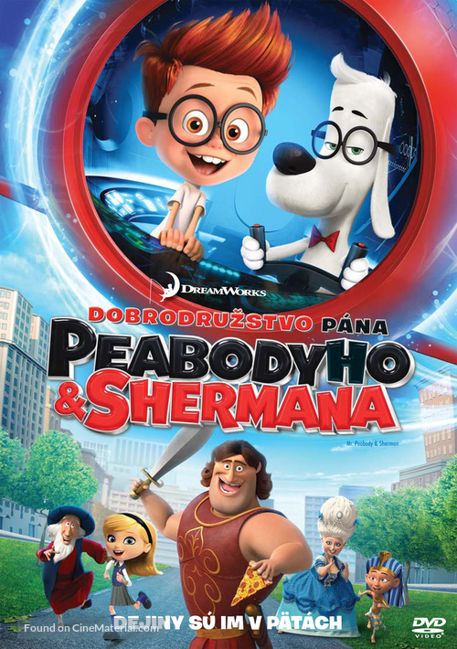 Mr. Peabody &amp; Sherman - Slovak DVD movie cover