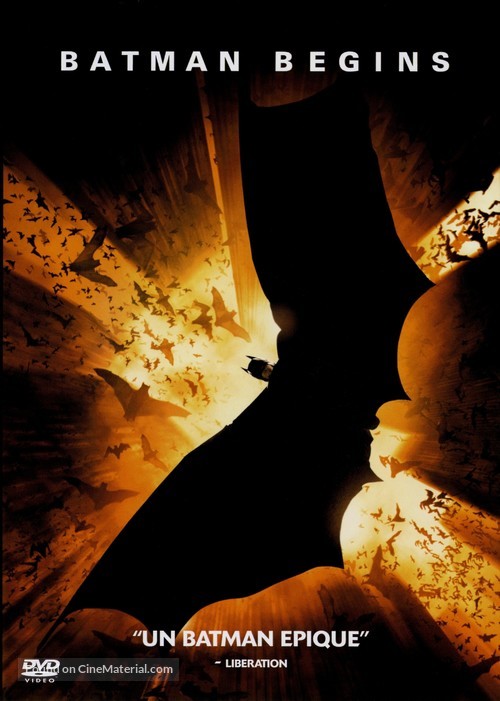 Batman Begins - French DVD movie cover