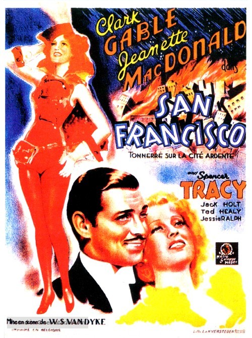 San Francisco - Belgian Movie Poster