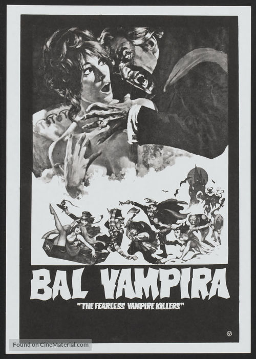 Dance of the Vampires - Yugoslav Theatrical movie poster