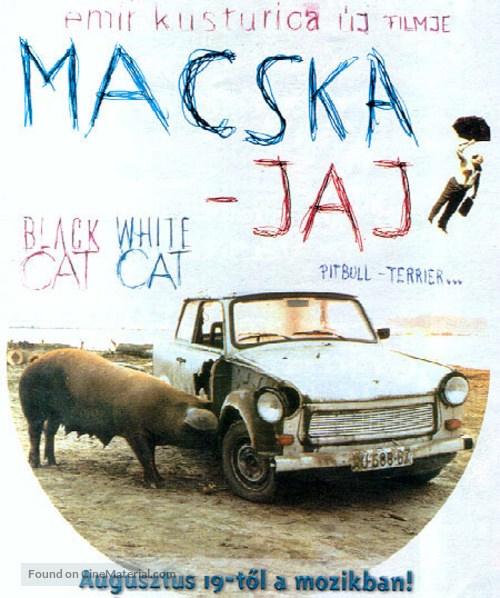 Crna macka, beli macor - Hungarian Movie Cover