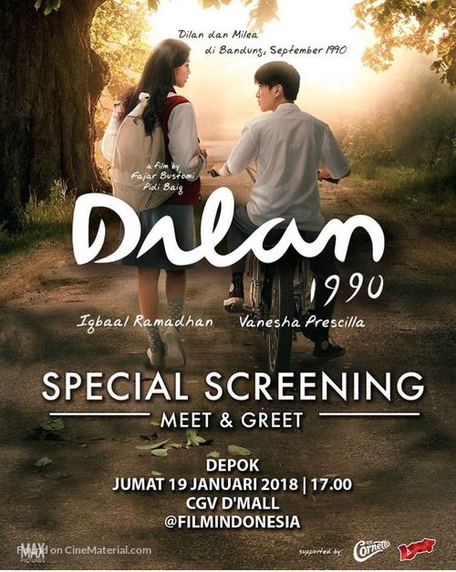 Dilan 1990 - Indonesian Movie Poster