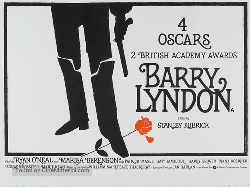 Barry Lyndon - British Movie Poster