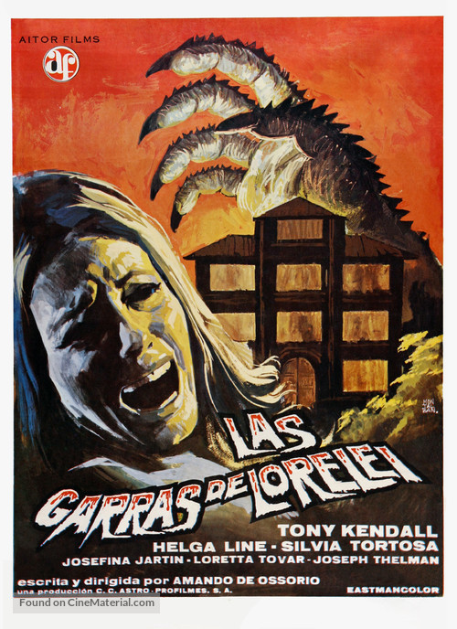 Las garras de Lorelei - Spanish Movie Poster