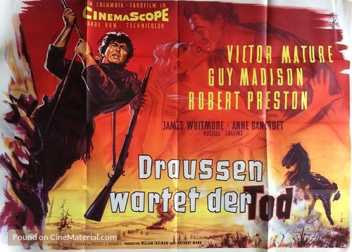 The Last Frontier - German Movie Poster