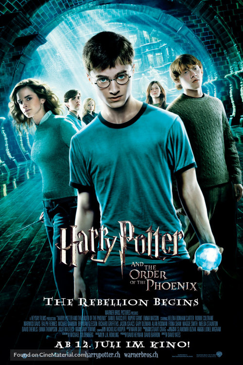 Harry Potter and the Order of the Phoenix - Swiss Movie Poster
