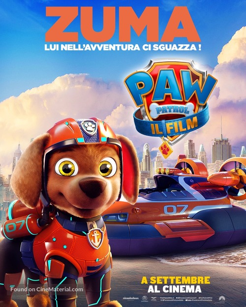 Paw Patrol: The Movie - Italian Movie Poster