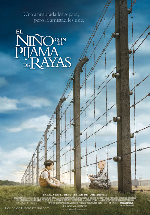 The Boy in the Striped Pyjamas - Spanish Movie Poster