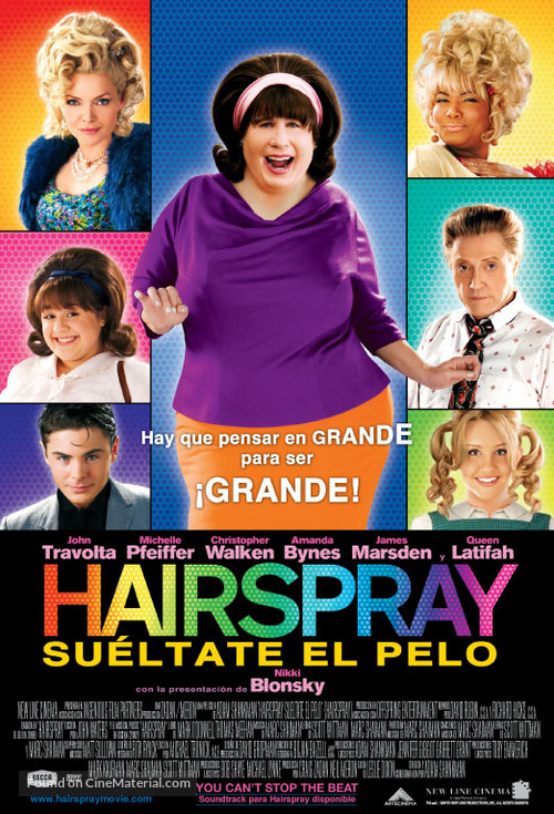 Hairspray - Mexican Movie Poster