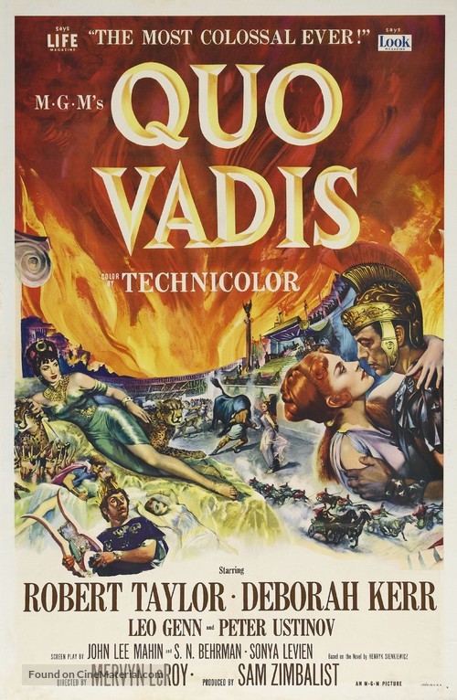 Quo Vadis - Theatrical movie poster