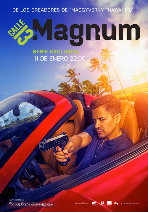 &quot;Magnum P.I.&quot; - Spanish Movie Poster