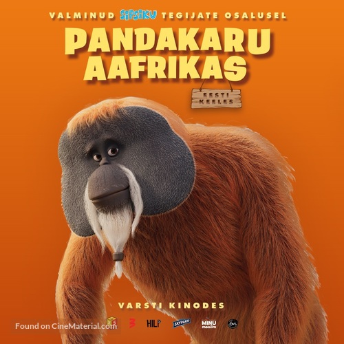 Panda Bear in Africa - Estonian Movie Poster