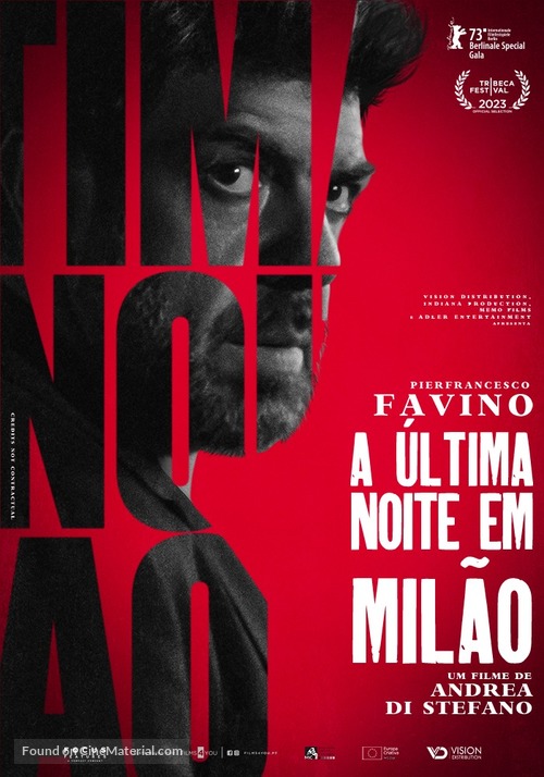 L&#039;ultima notte di Amore - Portuguese Movie Poster