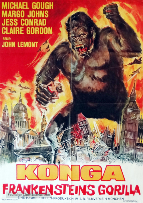 Konga - German Movie Poster