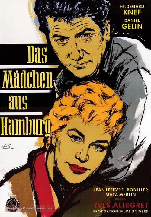 Fille de Hambourg, La - German Movie Poster