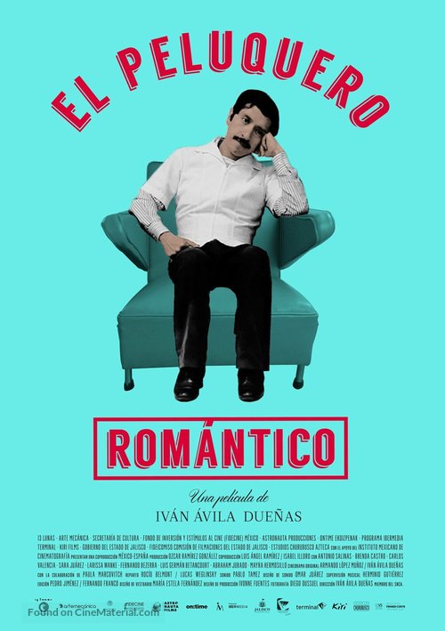 El peluquero rom&aacute;ntico - Mexican Movie Poster