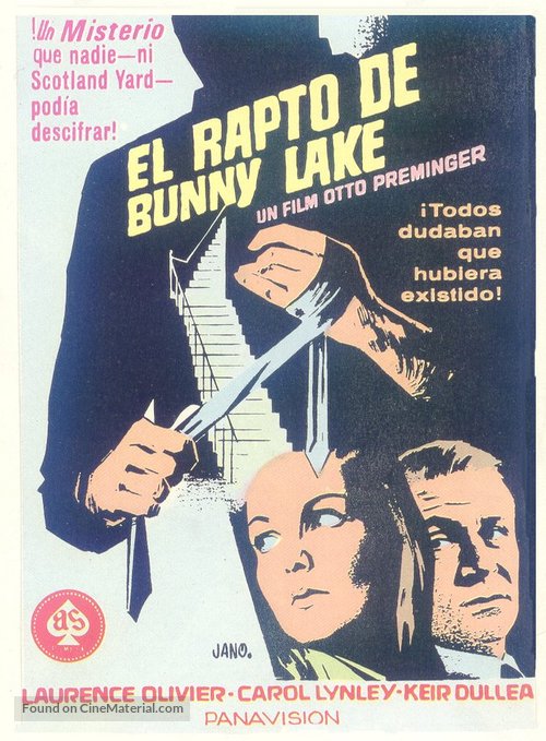 Bunny Lake Is Missing - Spanish Movie Poster
