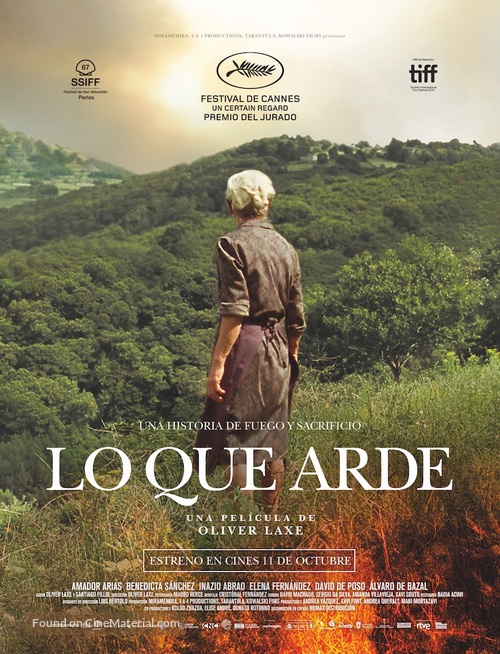 O que arde - Spanish Movie Poster