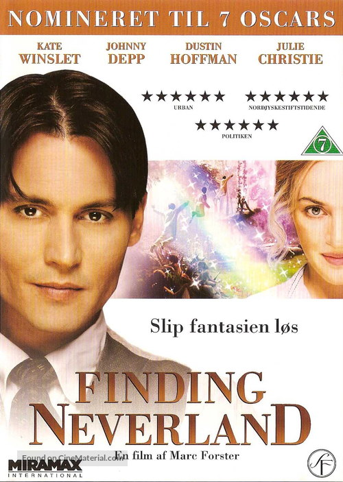 Finding Neverland - Danish DVD movie cover