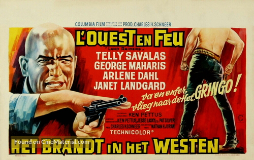 Land Raiders - Belgian Movie Poster