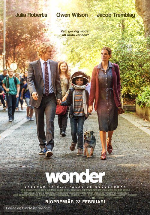 Wonder - Swedish Movie Poster