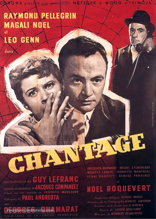 Chantage - French Movie Poster