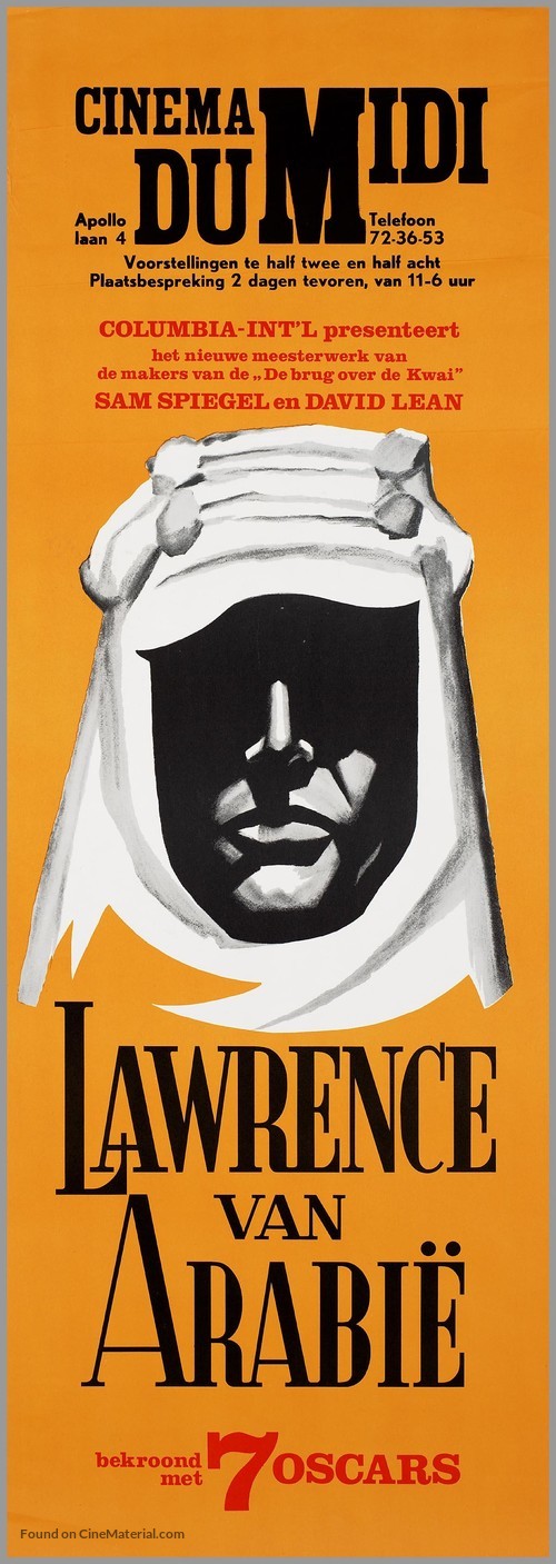 Lawrence of Arabia - Dutch Movie Poster